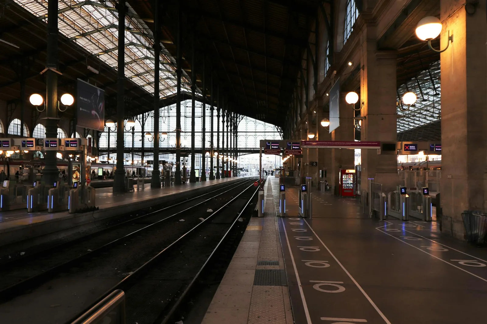 Old railway station, morning light