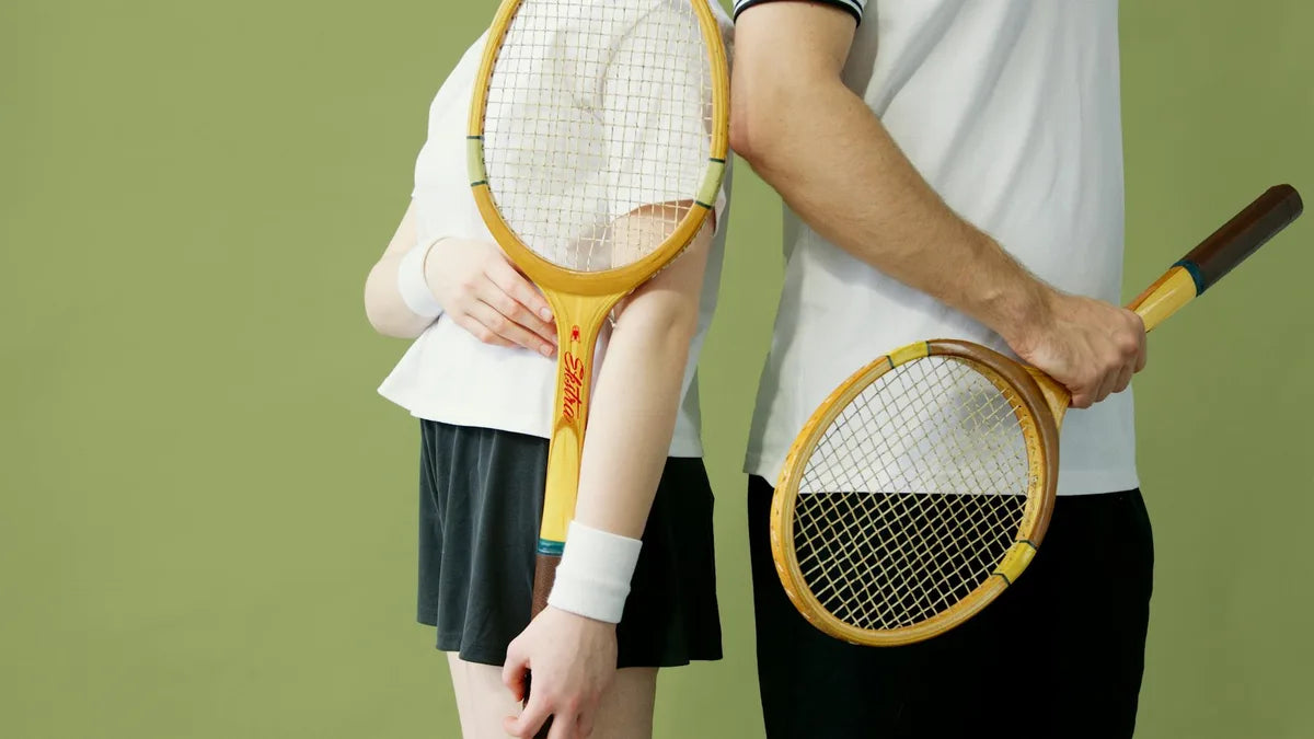 Vintage wooden racket, 1970s
